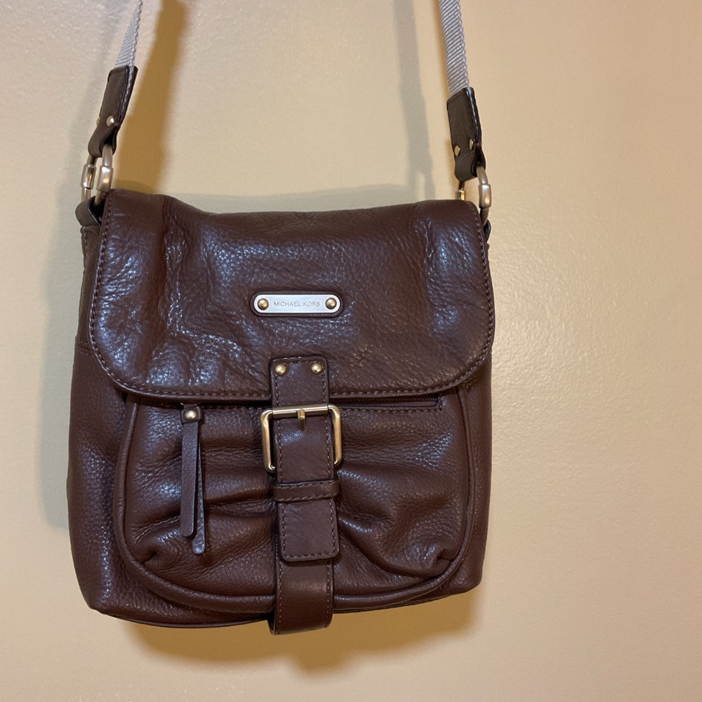 Michael Kors Brown Shoulder/Crossbody Bag 10x12